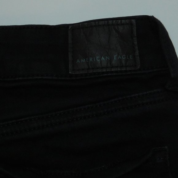 Black Jean Shorts Size 4 Womens - Picture 6 of 6